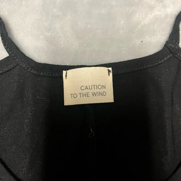 Caution to the wind Black Cold Shoulder Dress - Picture 2 of 3